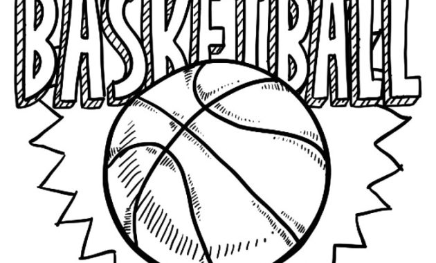 Basketball Coloring Book Pages A Comprehensive Guide