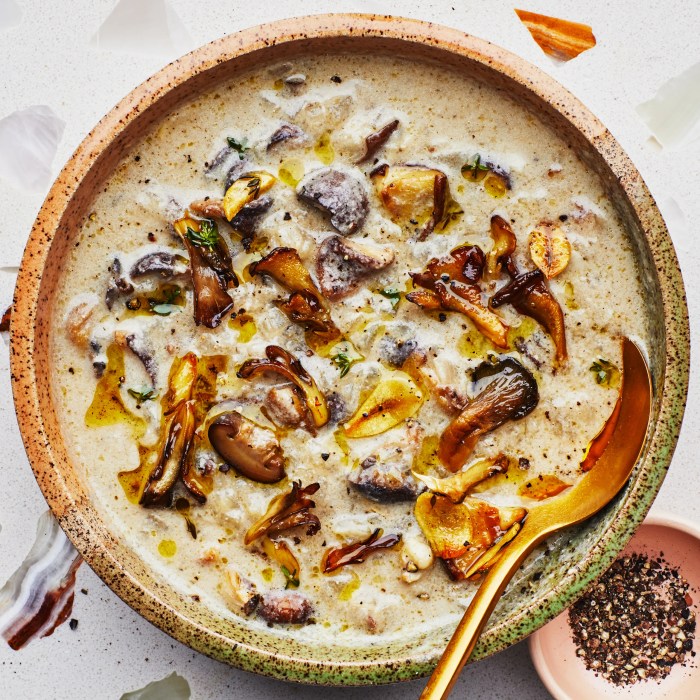 Soup mushroom vegan