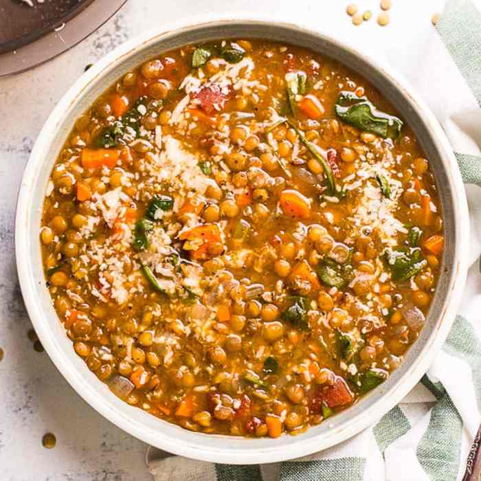 Lentil soup instant pot recipe