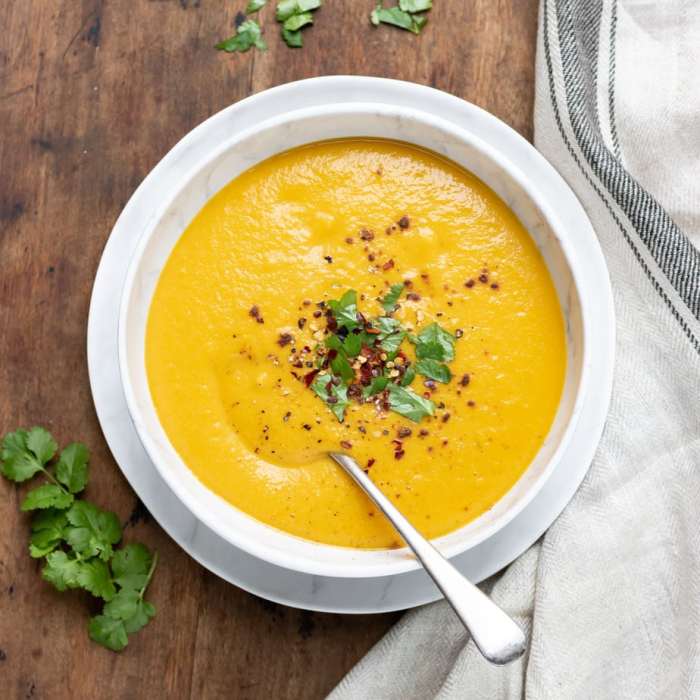 Lentil soup with lemon recipe